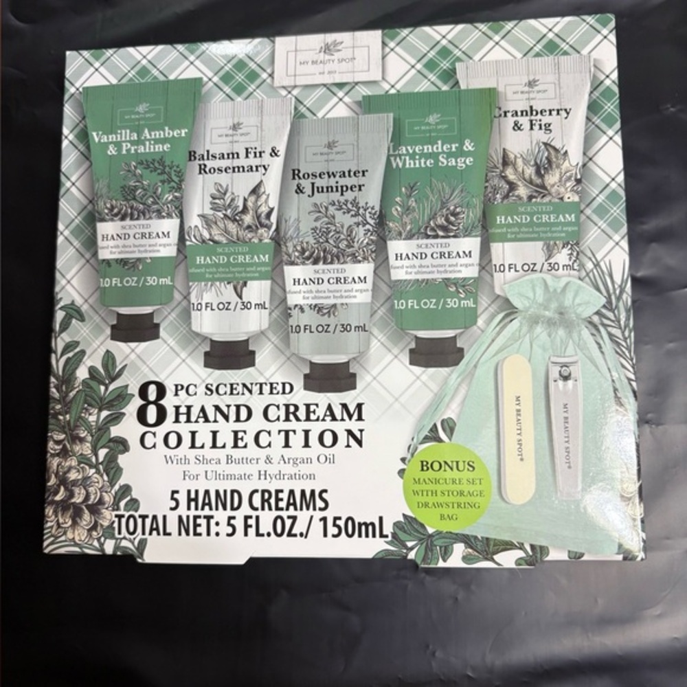 MY BEAUTY SHOP 8 PIECE SCENTED HAND CREAM COLLECTION GREAT STOCKING STUFFER